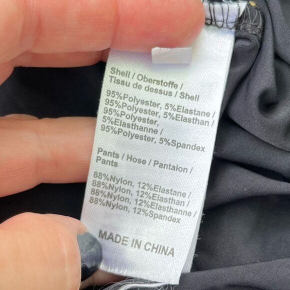 DJT Women’s Black Flared Pleated Skater Skirt w/ Built-In Shorts | Size L - Picture 6 of 10